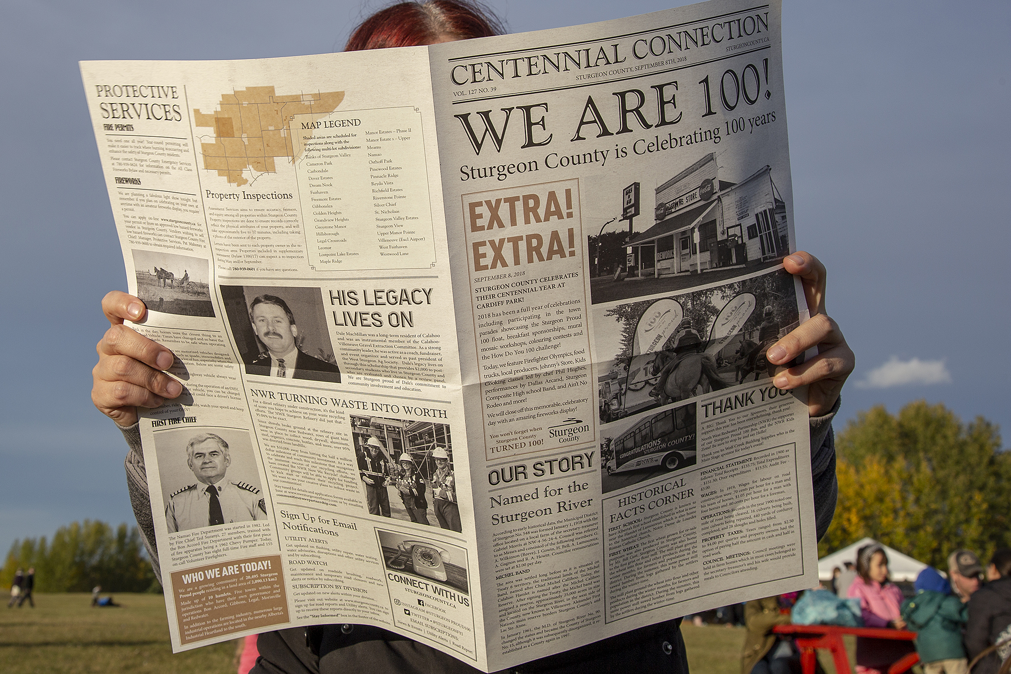 Centennial Culinary Cookout Newspaper