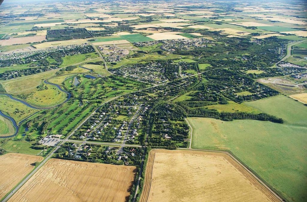 Sturgeon Valley arial view